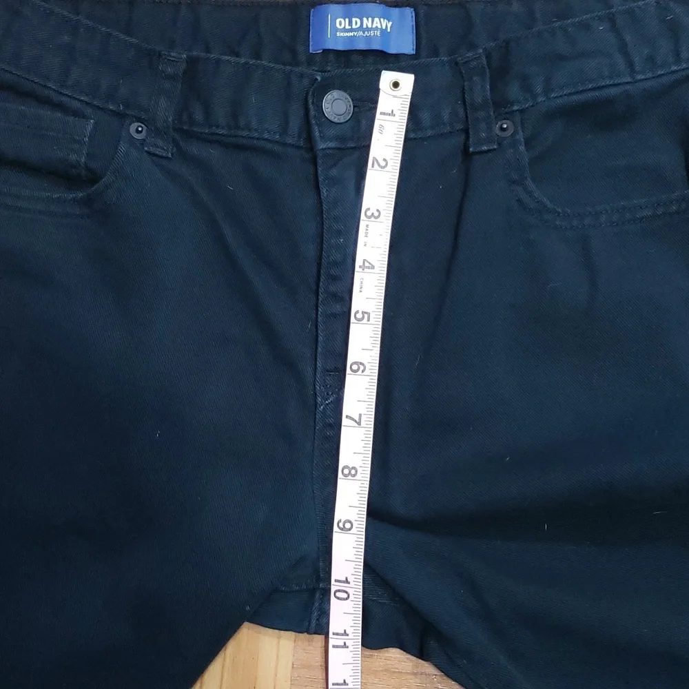 OLD NAVY boy's black skinny jeans